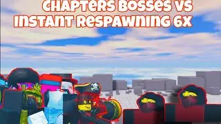 The battle bricks Instant respawn 6x 3 stars vs bosses all chapters include tumore (sandbox slop)