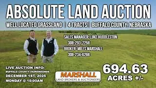Live Land Auction - 694.63 Acres | 4 Tracts - Buffalo County, Nebraska