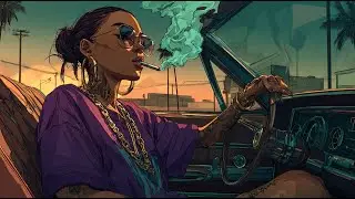 Smoke Beneath the Neon Sky - 420 Music | Bluesy Hip Hop • Stoner Mood