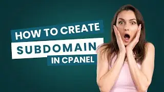 How to create a Sub-domain and install WordPress on it 2026 | Subdomain Creation