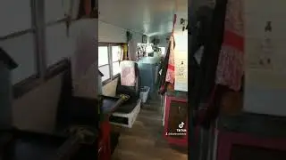 Skoolie with 3 murphy beds