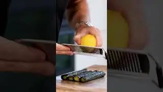Мозаика из лука-порея и нори! Изысканные веганские рецепты #шорты