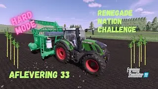 SUIKERRIET PLANTEN MET DE NIEUWE TREKKER | Renegade Challenge | FS 22 | HARD MODE | No Mans Land