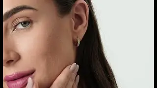Brinco Argola em Ouro 18k com 40 Pontos de Diamante 15,0 mm - Fluiarte Joias