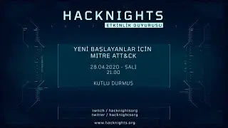 Yeni başlayanlar için MITRE ATT&CK | Kutlu Durmuş - Consultant @Barikat