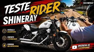 TESTANDO A SHINERAY TITANIUM-250 Teste Rider Na SHINERAY 