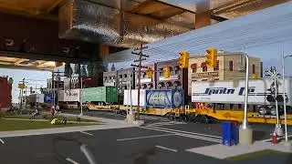 NS Street Running on O-Scale 3-Rail Conrail99 Layout