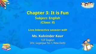 NCERT CLASS 2  Chapter 3: It is Fun  English    Live