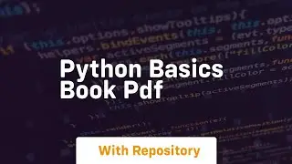 python basics book pdf
