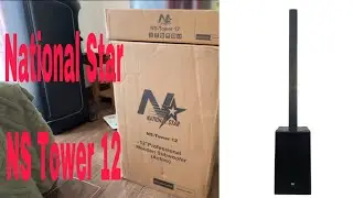 National Stat NS Tower 12 line array Full Unboxing and Testing