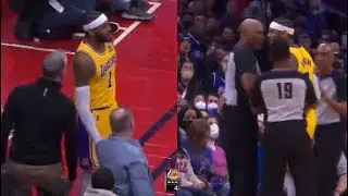 Carmelo Anthony gets into MULTIPLE altercations with 76ers fans (kicked out of game)😳