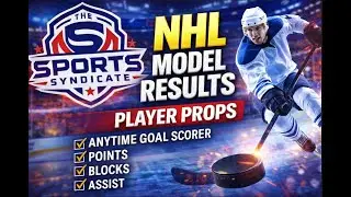 NHL Player Props | Anytime Goal Scorer, SOG, Points & Assists
