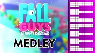 Fall Guys OST [PNG HQ Piano Medley] | ALL 11 SONGS!!