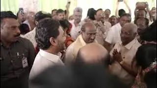 YSRCP President YS Jagan, attended the wedding ceremony of the son of former APIIC Chairman