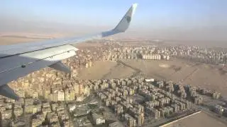 EgyptAir boeing 737-800 landing in CAI