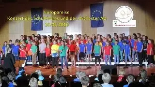 Europareise - Konzert des Schulchores und der Orchester AG 2016