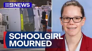 Schoolgirl mourned after being killed in a bus crash in Victoria | 9 News Australia
