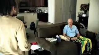 Multiple Sclerosis (MS) Patient Receives Personal Care at Home