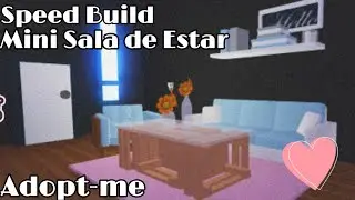SPEED BUILD MINI SALA DE ESTAR NA MANSÃO MODERNA - ADOPTME!! ❤️