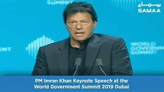 PM Imran Khan Keynote Speech at the World Government Summit 2019 Dubai | 10 Feb,2019
