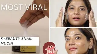 COSRX Advanced Snail Mucin 92 All In One Cream Review | Dewy , Glowy & Glass Skin | Viral K-Beauty