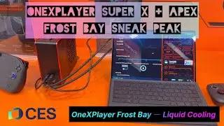 Onexplayer Frost Bay Sneak Peak! Onexfly Apex and Super X - Liquid Cooling and Power Boost 🔥