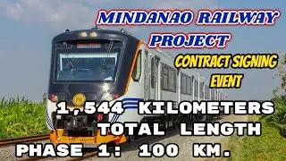 Highlights of Mindanao Railway Project contract signing event