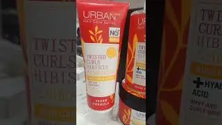 Twinsted curl Hibiscus & shea Butter fro wavy and curly hair from urban care #curlynatural #hairstyl