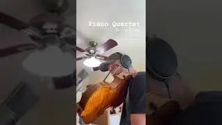 Composing Piano Quartet no. 1 &ldquo;for my family&rdquo;❤️ #composer #piano