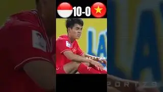 Indonesia VS Vietnam🔥 All Match 2024 #shorts#indonesia#football