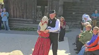 Traditional Norwegian Folk Dance Demonstration, Norsk Folkmuseum, Oslo, Norway