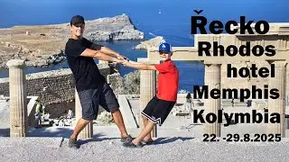 Greece, Rhodos, hotel Memphis beach, Kolymbia 22. - 29. 8. 2025