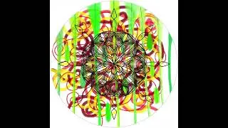 無限曼荼羅 /infinite mandala #0142【抽象画曼荼羅/Abstract painting Mandala art】#mandala #timelapse #shorts