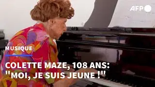 Colette Maze, cent ans de piano et des milliers de followers | AFP