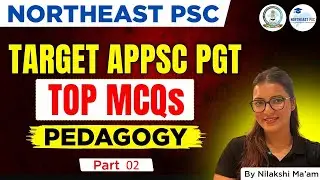 APPSC  PGT Pedagogy Crash MCQs | P-2|  High-Scoring Set