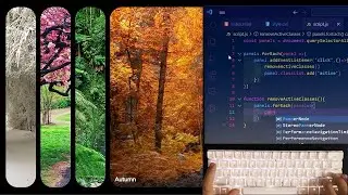 ASMR -HTML CSS JS  Expanding Cards - No Talking