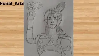 Kurukshetra netflix lord krishna drawing easy lord krishna drawing step by step 