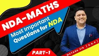 Most Important Questions For NDA Maths 2022 || Maths Important Questions For NDA 2022 || NDA 2022