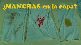 Como quitar cualquier tipo de mancha de la ropa⭐