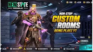 PUBG NEW STATE MOBILE CUSTOM ROOMS LIVE 🔥 Public Lobby | Join Now | BONG PLAYZ YT
