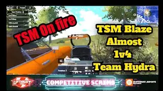 TSM Blaze almost 1v4 team hydra | Tsm on fire🔥🔥