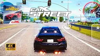 Carx Street 4k 60Fp graphics - BMW M4 | Max graphics gameplay | iPhone 15