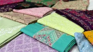 Low price Premium 2PC Pure Lawn Suits bareeze Chikankari Sequence Work | Pakistani Dresses Zarukee