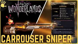 CARRROUSER SNIPER! The Rose Shooter! Tiny Tina's Wonderlands #TinyTinasWonderlands #Legendary