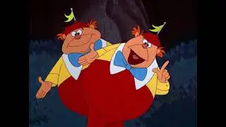 Alice's acquaintance with Tweedledum and Tweedledum (with English subtitle). HD