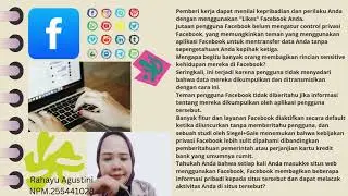 Tugas Kuliah Study in Management Kelompok 4 (Facebook Privacy: Your Life for Sale (Chapter 4)