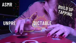 ASMR FAST, CHAOTIC UNPREDICTABLE BUILD UP TAPPING