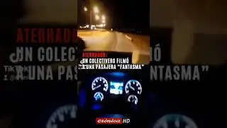 Aterrador: colectivero film&oacute; un fantasma arriba del micro