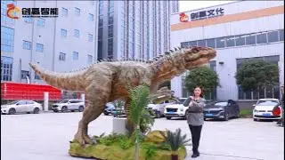 Life Size Dinosaur Animatronic Allosaurus for Dino Adventure Park