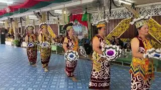Pertandingan Lekopa antara blok di Uma Badeng sungai Asap,Belaga.